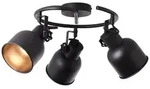 BRILLIANT Spotspirale, 3-flammig Rolet schwarz IP20 E14 18 Watt dimmbar g. f.