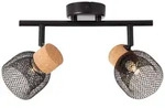 BRILLIANT Spotrohr, 2-flammig Flaka schwarz IP20 G9 6 Watt dimmbar g. f.