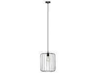 BRILLIANT Lampe Flavian Pendelleuchte 32cm schwarz matt | 1x A60, E27, 60W,...
