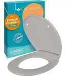 Calmwaters&reg; Premium WC Sitz einfache Montage, Toilettendeckel bis 250 kg, EU,...