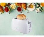 Tristar BR-1013 Toaster, 2 Scheibe(n), Wei&szlig;, Kunststoff, Drehregler, 800 W, 135 x 33