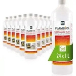 24x 1 L FLAMBIOL&reg; Bioethanol 96,6% Premium f&uuml;r Ethanol-Tischkamin in Flaschen