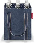 reisenthel bottlebag, Flaschentasche, Flaschenaufbewahrung, Herringbone Dark Blue,