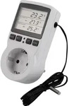 Digitales Steckdosen-Thermostat McPower "TCU-441" -40-120&deg;C, Kabel + Au&szlig;enf&uuml;hler -