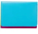 MyWalit Medium Tri-fold Geldb&ouml;rse Leder 12 cm - Hellblau