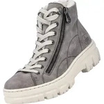 Rieker Schn&uuml;r-,Zug-u.Schnallenstiefel in grau, Gr. 36 - Grau - 36