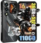 OUKITEL WP66 5G Handy Outdoor Smartphone Ohne Vertrag,11000mAh/33W 6,6'' FHD+ 120Hz+
