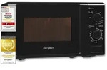 Exquisit Mikrowelle MW 900-030G schwarz | Grill | max. 1000 W | Garraum 20 l 