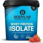 BODYLAB Whey Protein Isolat Pulver - 2000g - Erdbeer - Rot
