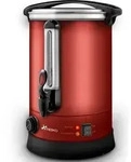 TRESKO&reg; Gl&uuml;hweinkocher Rot 30L / 2500W Einkochautomat aus Edelstahl...