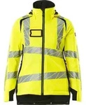 MASCOT 19045-449-1709-3XL, Jacke, Frau, Schwarz, Gelb, 3XL, 120 cm, Polyester -
