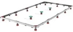 MEPA Montagerahmen SF XL 100/180 150184 - Wei&szlig;