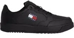 Tommy Jeans Herrenschuhe Retro Sport Turnschuhe schwarz 40 - Schwarz - 40