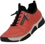 Rieker Schn&uuml;rhalbschuhe in rot, Gr. 36 - Rot - 36
