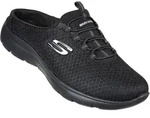 Skechers Summits Pantolette Wei&szlig; - Schwarz - 39