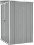 vidaXL Anbauschuppen Grau 118x100x178 cm Verzinkter Stahl