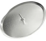 Kerzenhalter Adventskranz Metall 8cm silber, 4 St&uuml;ck - Silber