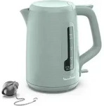 MOULINEX Wasserkocher 1,7 l, 1-Tassen-Anzeige, Anti-Kalk-Filter - Hellblau