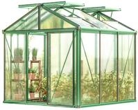 GFP Gew&auml;chshaus Diamas 21 Light 235x235 cm mit integriertem Fundament 12 mm