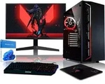 BEASTCOM Q3 | Essential Gaming PC | Komplett-Set | AMD Ryzen 3 4X4,00GHz | 4K Vega
