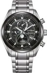 Citizen BY1018-80E Eco-Drive Herrenuhr Funk-Solar Titan/Schwarz - Schwarz