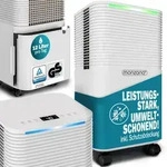 MONZANA&reg; Luftentfeuchter elektrisch 15-20m2 12L/Tag LED-Display 24-Std-Timer