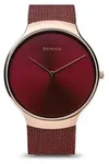 BERING Damen Uhr Quarz Movement - Charity Collection mit Edelstahl und...