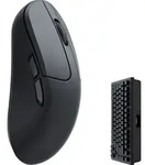 Keychron M3M-A4, rechts, RF Wireless + Bluetooth + USB Type-C, 26000 DPI, Schwarz -
