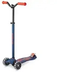 Micro Scooter maxi micro deluxe pro LED navy red - Schwarz