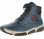 Rieker Damen Schn&uuml;rboots 36 - Blau - 36
