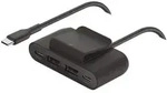 Belkin BOOST Charge 4-Port Split 2xUSB-C/2xUSB-A sw BUZ001bt2MBKB - Schwarz