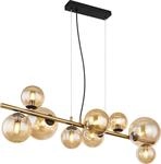 Globo Lighting H&auml;ngeleuchte Metall schwarz matt, 9x G9 LED