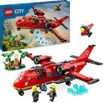 LEGO City L&ouml;schflugzeug, Feuerwehr-Set mit Flugzeug-Spielzeug f&uuml;r Kinder, Bauset