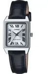 Casio Damenuhr Armbanduhr Lederarmband LTP-B150L-7B1EF - Schwarz