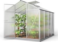 GFP Gew&auml;chshaus ECO-Star 4 Alu-Rahmen 192x256 cm 8 mm Doppelstegplatten, mit