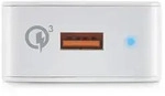 Hama Ladeadapter Schnellladeger&auml;t, USB-A, 19,5 W, Wei&szlig; - Wei&szlig;