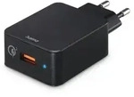 Hama Schnellladeger&auml;t USB-A, 19,5 W, Schwarz - Schwarz