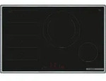PXE845HC1E Serie 6, Autarkes Kochfeld (schwarz/edelstahl, 80 cm) - Schwarz