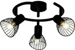 BRILLIANT Spotspirale, 3-flammig Elhi schwarz IP20 E14 40 Watt dimmbar g. f.