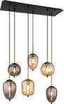 Globo Lighting H&auml;ngeleuchte Metall schwarz matt, 6x E14