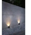 Faro 70576, Wandbeleuchtung f&uuml;r den Au&szlig;enbereich, Dunkles Grau, Aluminium, IP65, I,