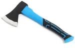 Wiltec Spaltaxt 600 g mit 360 mm Stiel aus Fiberglas, Klinge Kohlenstoffstahl,