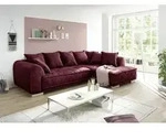 ED Lifestyle Sentina 2S OTM Sofa 2-teilig Holzwerkstoff/Nosag Burgund