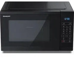 SHARP YC-MG252AE-B Mikrowelle mit Grill, 11 Leistungsstufen, 25 Liter, volldigitale