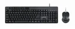 Gembird KBS-UM-04 Tastatur Maus enthalten Universal USB QWERTY US Englisch Schwarz -