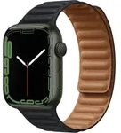 Leather Link Armband f&uuml;r das Apple Watch Series 1 t/m 11 / SE / Ultra (44/45/46/49