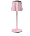 Lindby LED-Akku-Tischleuchte Esali, pink, Metall, IP54 - Violett/Rosa