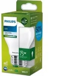 Philips Filament-Lampe, Milchglas, 75W A60 E27, 5,2 W, 75 W, E27, 1095 lm,...