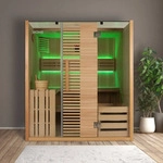 HOME DELUXE - Traditionelle Sauna - OMAHA - 180 x 150 x 200 cm - f&uuml;r 4...