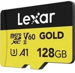 Lexar Professional GOLD, 128 GB, MicroSDXC, UHS-II, 280 MB/s, 100 MB/s, Class 3 (U3)